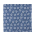 Maple Leaf Denim Jeans Pattern Print Silk Bandana