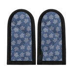 Maple Leaf Denim Jeans Pattern Print Skillet Handle Cover