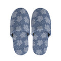 Maple Leaf Denim Jeans Pattern Print Slippers