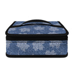 Maple Leaf Denim Jeans Pattern Print Small Lunch Bag