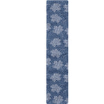 Maple Leaf Denim Jeans Pattern Print Table Runner