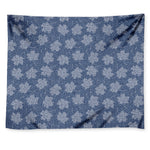 Maple Leaf Denim Jeans Pattern Print Tapestry