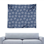 Maple Leaf Denim Jeans Pattern Print Tapestry