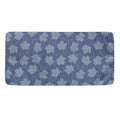 Maple Leaf Denim Jeans Pattern Print Towel