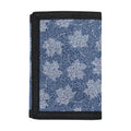 Maple Leaf Denim Jeans Pattern Print Trifold Wallet
