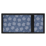 Maple Leaf Denim Jeans Pattern Print Trifold Wallet