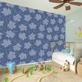 Maple Leaf Denim Jeans Pattern Print Wall Sticker