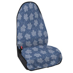 Maple Leaf Denim Jeans Pattern Print Waterproof Car Seat Cover