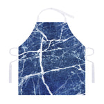 Marble Denim Jeans Pattern Print Adjustable Apron