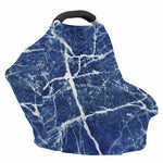 Marble Denim Jeans Pattern Print Baby Seat Cover