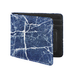 Marble Denim Jeans Pattern Print Bifold Wallet