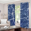 Marble Denim Jeans Pattern Print Blackout Grommet Curtains