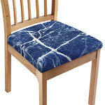 Marble Denim Jeans Pattern Print Chair Cushion Cover