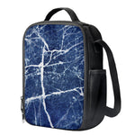 Marble Denim Jeans Pattern Print Crossbody Lunch Bag