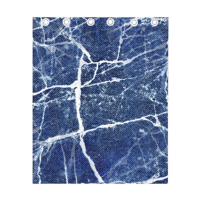 Marble Denim Jeans Pattern Print Curtain