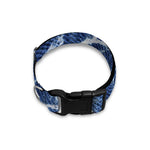 Marble Denim Jeans Pattern Print Dog Collar