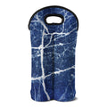 Marble Denim Jeans Pattern Print Double Neoprene Wine Tote