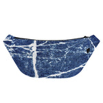 Marble Denim Jeans Pattern Print Fanny Pack