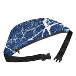Marble Denim Jeans Pattern Print Fanny Pack