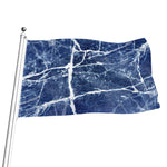 Marble Denim Jeans Pattern Print Flag