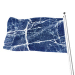 Marble Denim Jeans Pattern Print Flag