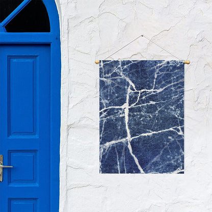 Marble Denim Jeans Pattern Print Garden Flag