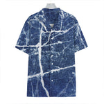 Marble Denim Jeans Pattern Print Hawaiian Shirt