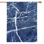 Marble Denim Jeans Pattern Print House Flag