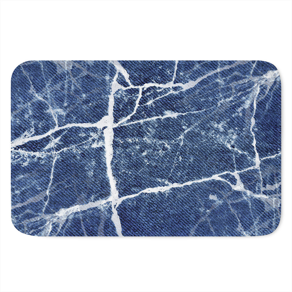 Marble Denim Jeans Pattern Print Indoor Door Mat