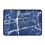 Marble Denim Jeans Pattern Print Kitchen Mat