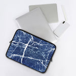 Marble Denim Jeans Pattern Print Laptop Sleeve