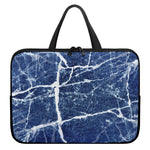 Marble Denim Jeans Pattern Print Laptop Sleeve With Handle