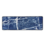 Marble Denim Jeans Pattern Print Long Kitchen Mat
