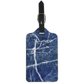 Marble Denim Jeans Pattern Print Luggage Tag