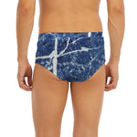 Marble Denim Jeans Pattern Print Men's Briefs