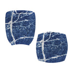 Marble Denim Jeans Pattern Print Office Chair Cover