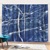 Marble Denim Jeans Pattern Print Pencil Pleat Curtains