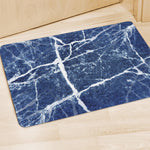Marble Denim Jeans Pattern Print Polyester Doormat
