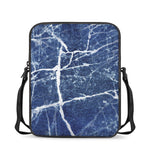 Marble Denim Jeans Pattern Print Rectangular Crossbody Bag