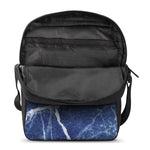 Marble Denim Jeans Pattern Print Rectangular Crossbody Bag