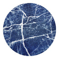 Marble Denim Jeans Pattern Print Round Blanket