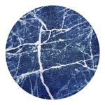 Marble Denim Jeans Pattern Print Round Blanket