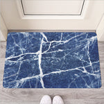 Marble Denim Jeans Pattern Print Rubber Doormat