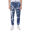 Marble Denim Jeans Pattern Print Joggers