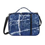 Marble Denim Jeans Pattern Print Shoulder Strap Bible Bag