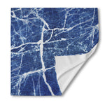 Marble Denim Jeans Pattern Print Silk Bandana