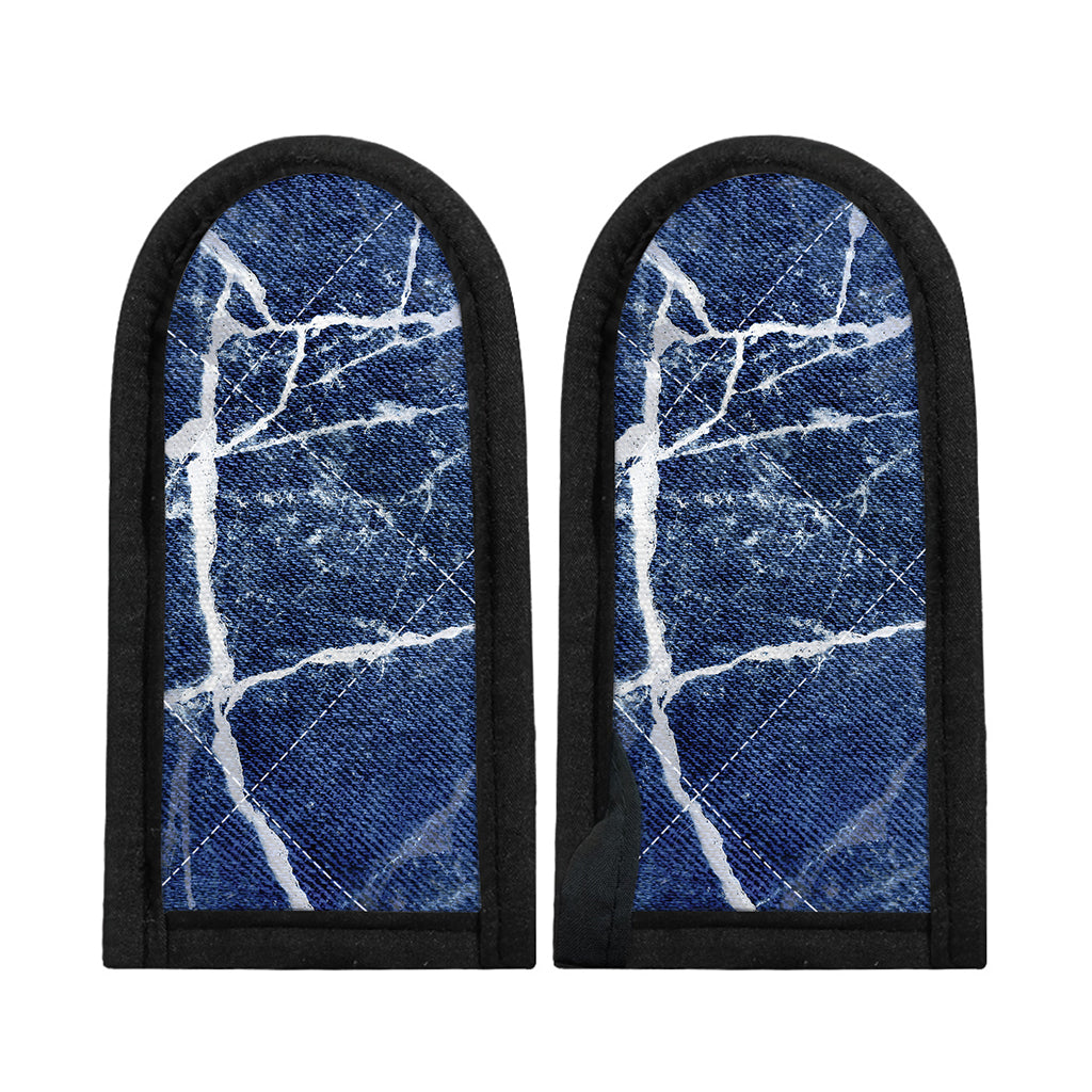 Marble Denim Jeans Pattern Print Skillet Handle Cover