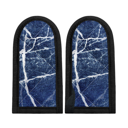 Marble Denim Jeans Pattern Print Skillet Handle Cover