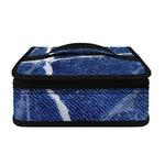 Marble Denim Jeans Pattern Print Small Lunch Bag