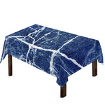 Marble Denim Jeans Pattern Print Tablecloth